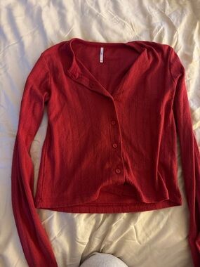 Set Active Pointelle Cardigan Size XS